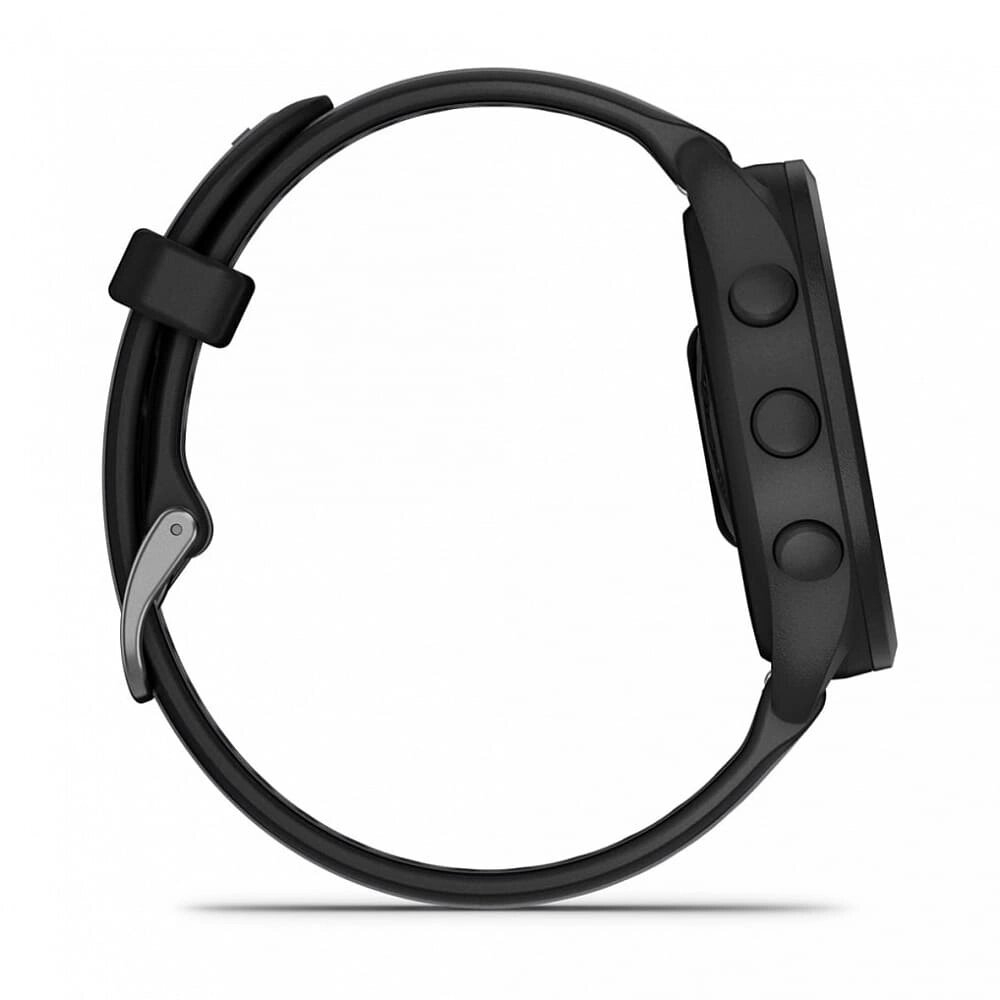 Умные часы Garmin Forerunner 165 Amoled Чёрный с серым ремешком