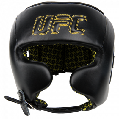 UFC Шлем с защитой щек на шнуровке черный - S\M