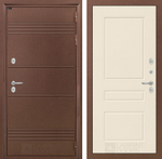 Дверь с терморазрывом входная Лабиринт Термо Лайт 03 Крем софт