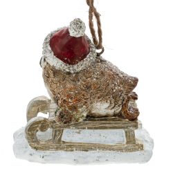 GAEM Изделие декоративное подвесное "Сова", L7,5 W5 H7,5 см, 2в.