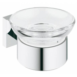 Мыльница стеклянная Grohe Essentials Сube 40754001