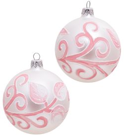 Элита НФШ-1375/2 Набор ел.украшений Шар 2шт «Зимний сон» 85 мм