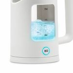Чайник BQ (БИ-КЬЮ) KT2000G, 1,5 л, 1500 Вт, закрытый нагревательный элемент, стекло, белый, 86192234