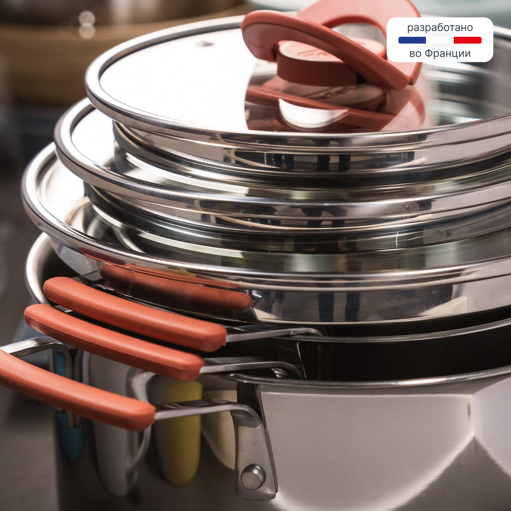 Набор посуды 13 пр. Tefal Opti Space 13 предметов G721SD74