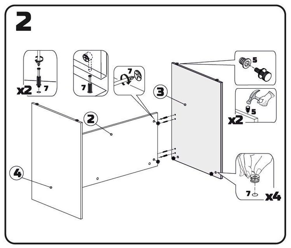 Стол письменный Школьник 120*60 Сонома