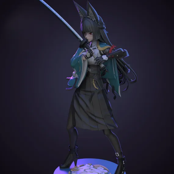 Miyabi battle stance - Zenless Zone Zero