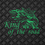 Ковры SCANIA 6 серии P (автомат), (экокожа, черный, черный кант, зеленая вышивка)