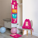 Кармашки для детского сада, на липучке. Кошечка балерина