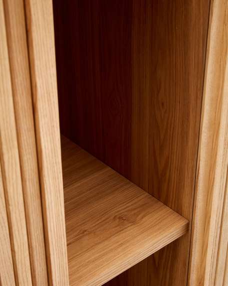 Mailen Буфет с 2 дверцами из ясеневого шпона натуральной отделки 110 x 140 см