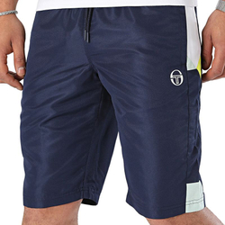 Мужские теннисные шорты Sergio Tacchini Geometrica Bermuda Shorts - небесный