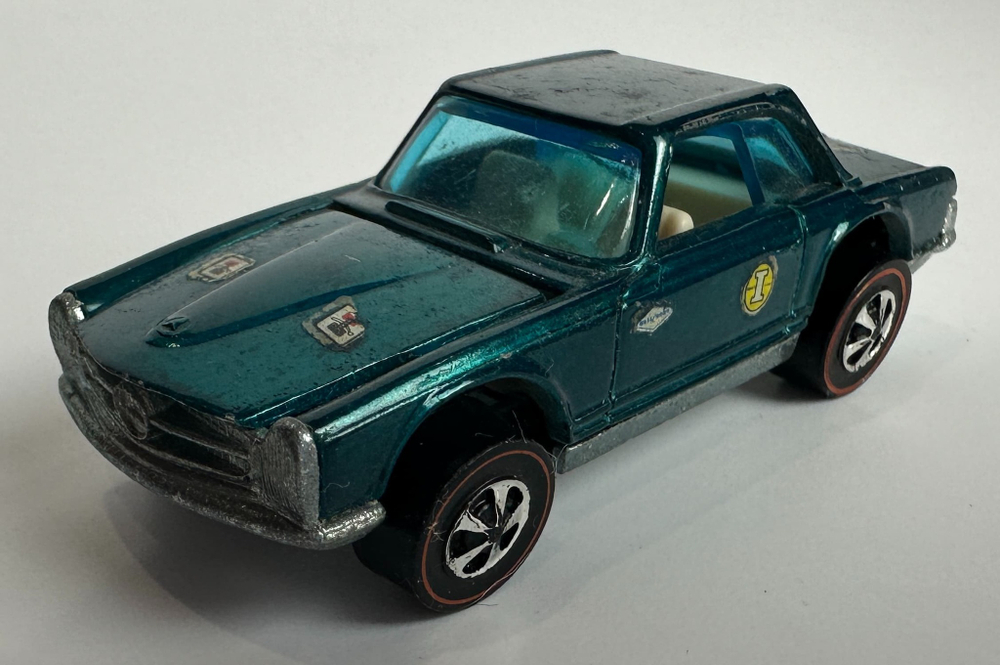 Hot Wheels | Redline | Mercedes-Benz 280 SL (Aqua) (1969)