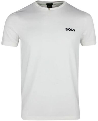 Мужская теннисная футболка BOSS Tee TOC - белая