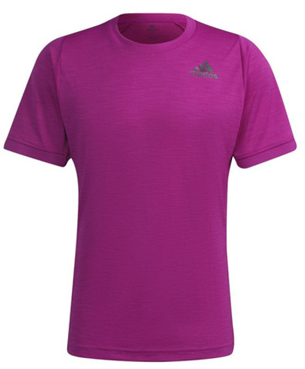 Мужская теннисная футболка Adidas Tennis Freelift T-Shirt M - черный, Розовый