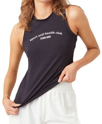 Женский топ теннисный Björn Borg Borg Slim Tank - black beauty