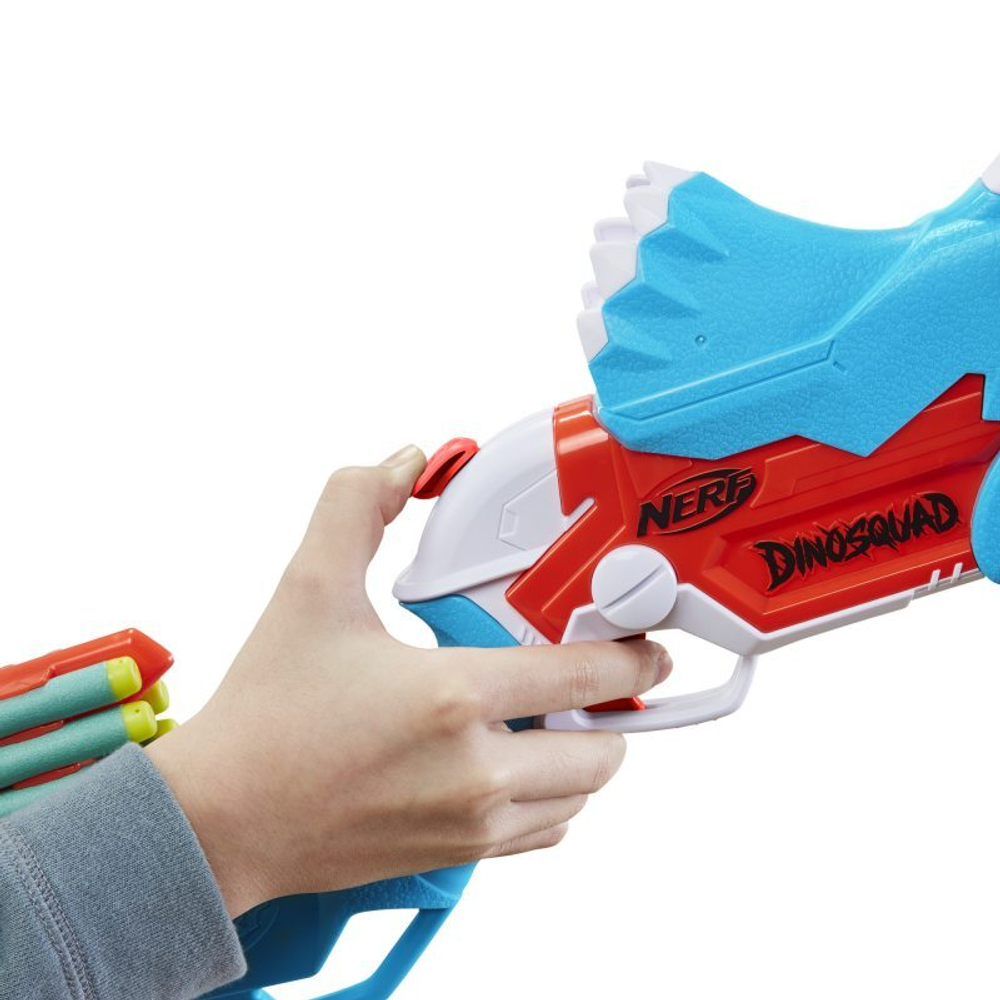 Hasbro Nerf DinoSquad - Tricer-Blast Launcher + стрелы F0803