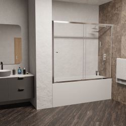 Шторка на ванну RGW SC-42 (Шиншилла, 1500)