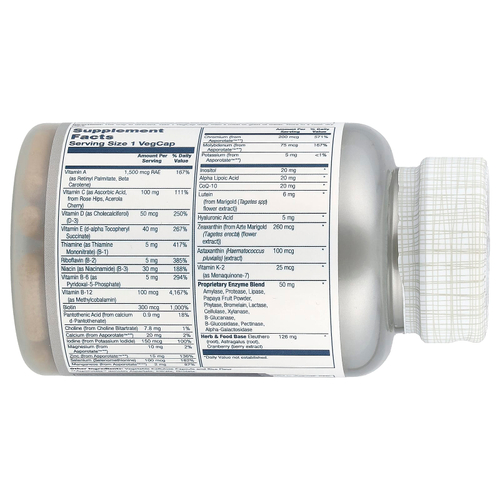 Solaray, Once Daily, мультивитамины для взрослых старше 50 лет, 90 растительных капсул