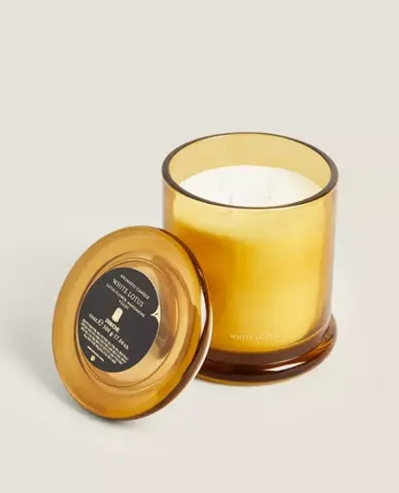 ZARA HOME АРОМАТИЧЕСКАЯ СВЕЧА WHITE LOTUS (500 Г)