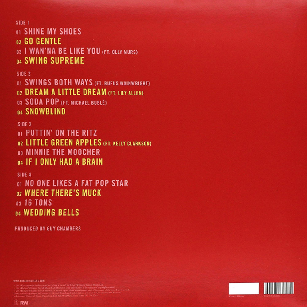 Robbie Williams / Swings Both Ways (Limited Edition)(2LP)