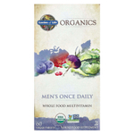 Garden of Life, Organics, мультивитамины из цельных продуктов для мужчин, 60 веганских таблеток