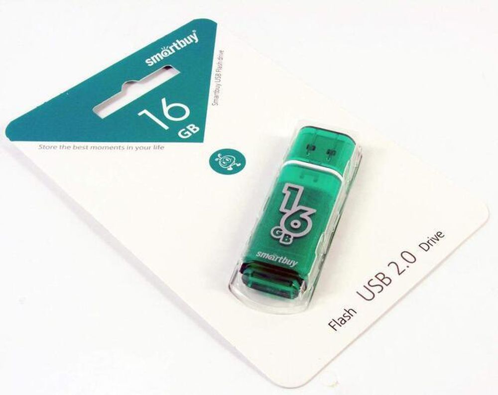 32GB USB Smartbuy Glossy series green