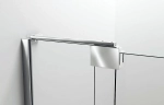Душевая дверь Vincea Extra VDP-1E8090CLGM 80/90 профиль вороненая сталь/стекло прозрачное