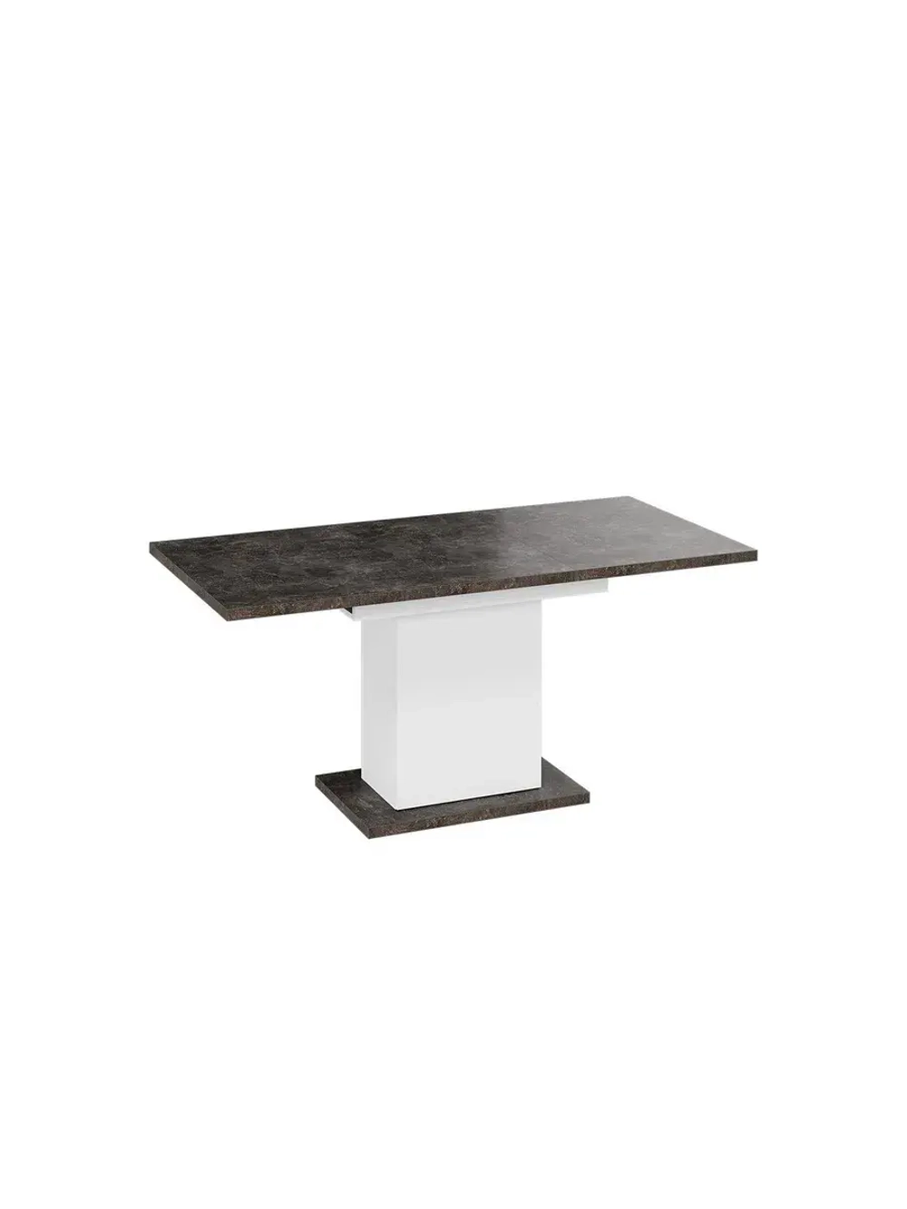 Стол кухонный Белый 120(163)х80х75 см