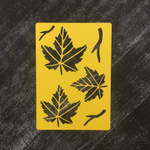 Лист №10 Кленовый с прожилками