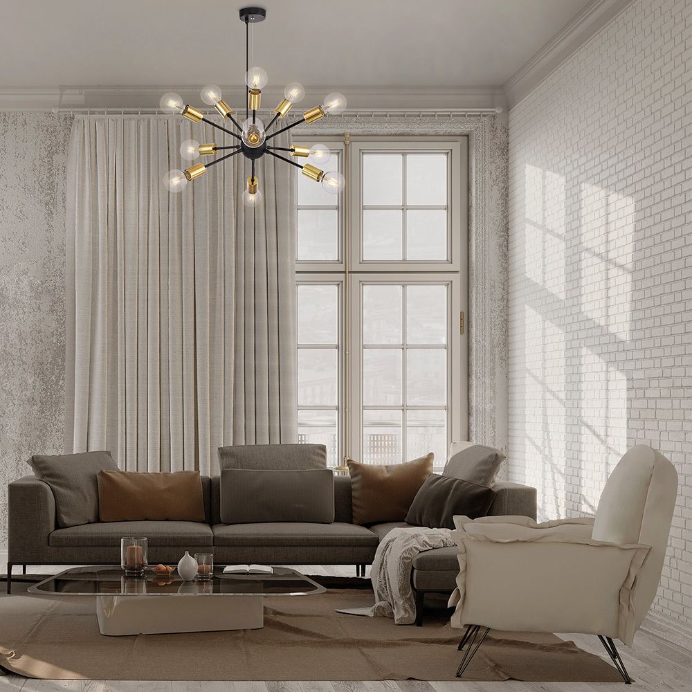 Люстра подвесная Maytoni   T546PL-12B