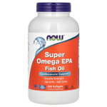 NOW Foods, рыбий жир Super Omega с ЭПК, 240 мягких таблеток (1000 мг на капсулу)