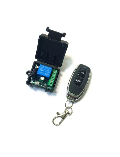 Реле одноканальное 12 В с пультом дистанционного управления 433 Мгц