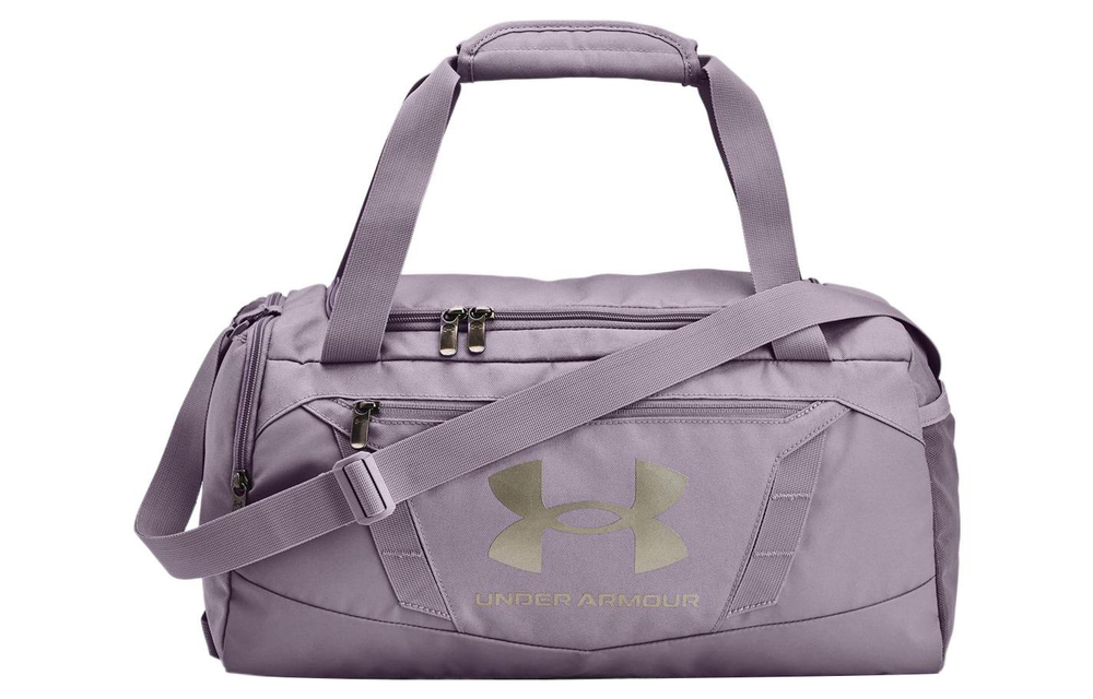 Under Armour Under Armour Polyester Handbag Gym Bag Unisex Violet Purple Gray
