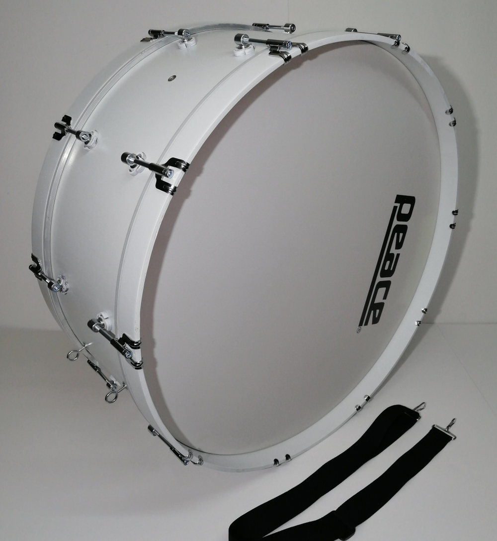 MBB-2810WH Барабан маршевый 28 х 10", белый, Мастерская Бехтеревых