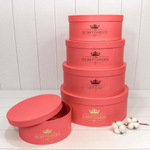 Коробка 37.5х14.5 см Набор 5 шт "The Secret Garden" (Коралловый)