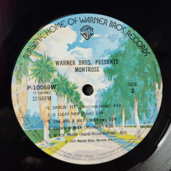 Винтажная виниловая пластинка LP Warner Bros. Presents Montrose (Japan 1975) (No Obi)