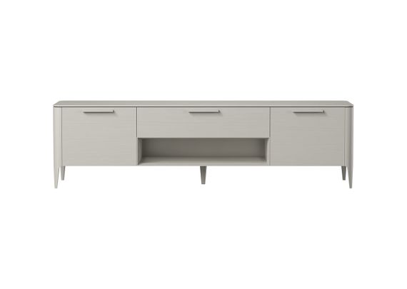Тумба Type oak под ТВ ширина 200 см (серо-бежевый)