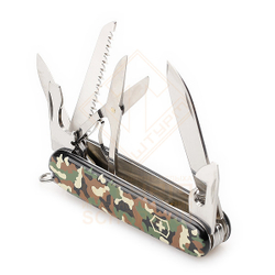 Нож многофункциональный Victorinox Huntsman 91 мм, Woodland