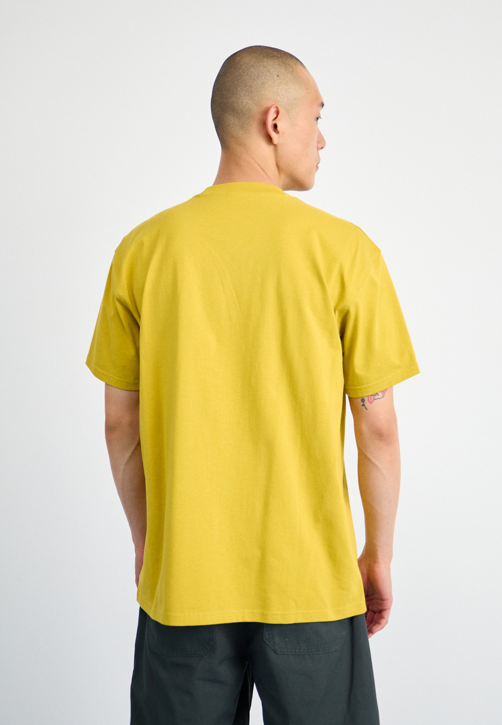 Carhartt WIP Базовая футболка - золотая оливка/горчица