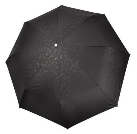 Женский зонт Три Слона Чёрный  106-G-04