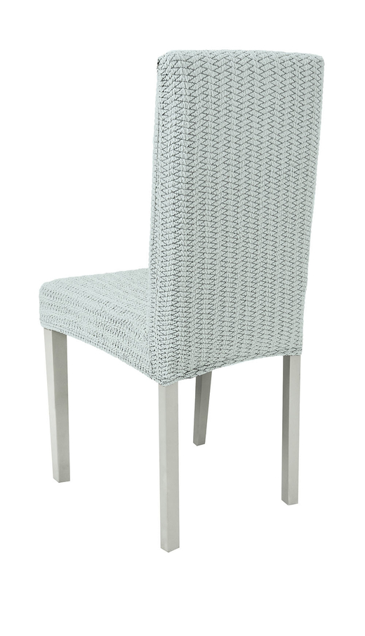 Чехол на стул без оборки Зигзаг, цвет Кремовый