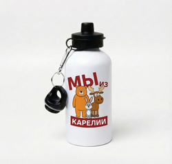 Металлическая бутылка «Карелия», 400 мл