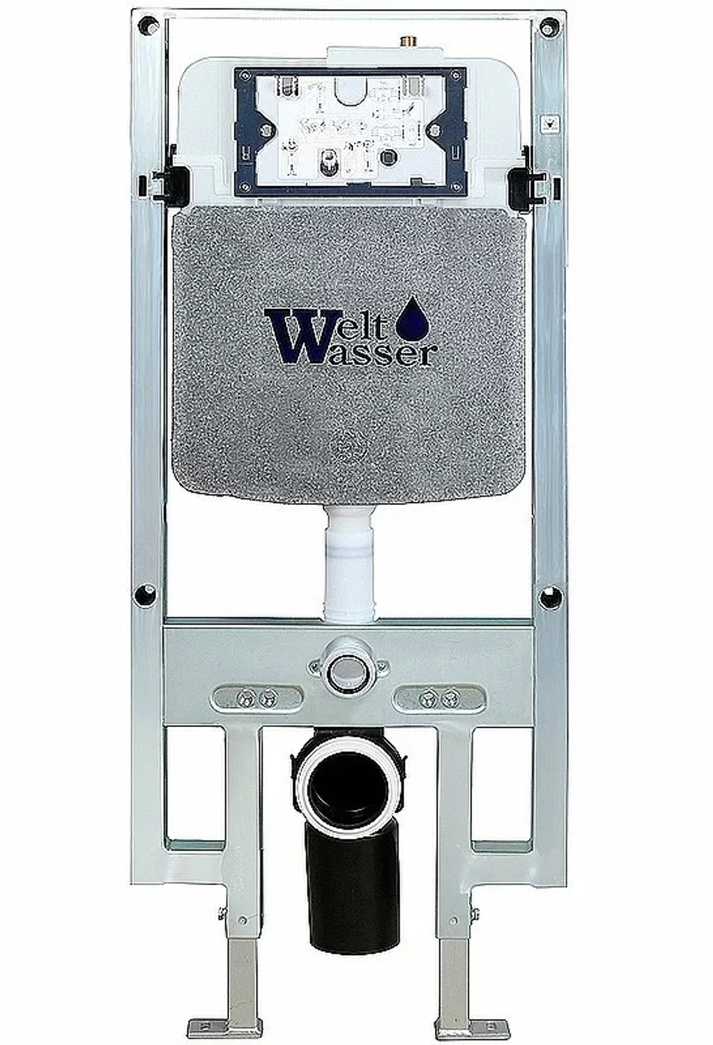 Унитаз с инсталляцией WeltWasser AMBERG 497 ST + JECKENBACH 004 GL-WT + AMBERG RD-CR