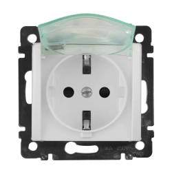 4120/4220 Розетка влагозащищённая белая