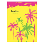 Ежедневник недатированный, А5, Проф-Пресс, 7БЦ, ламинация, линия, 128 л, "Райские пальмы"