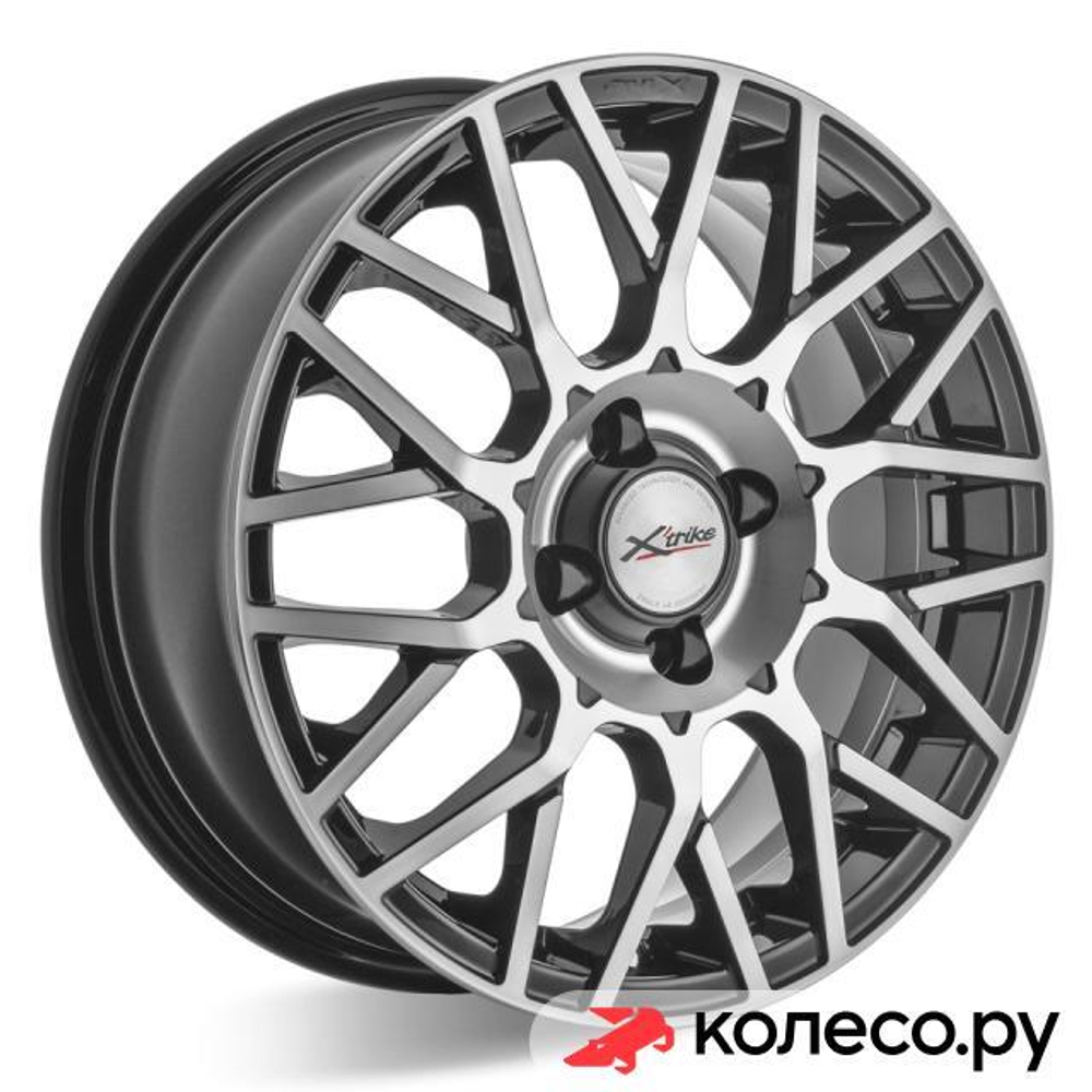 X-132 6x15/4*100 D60.1 ET37 BK/FP