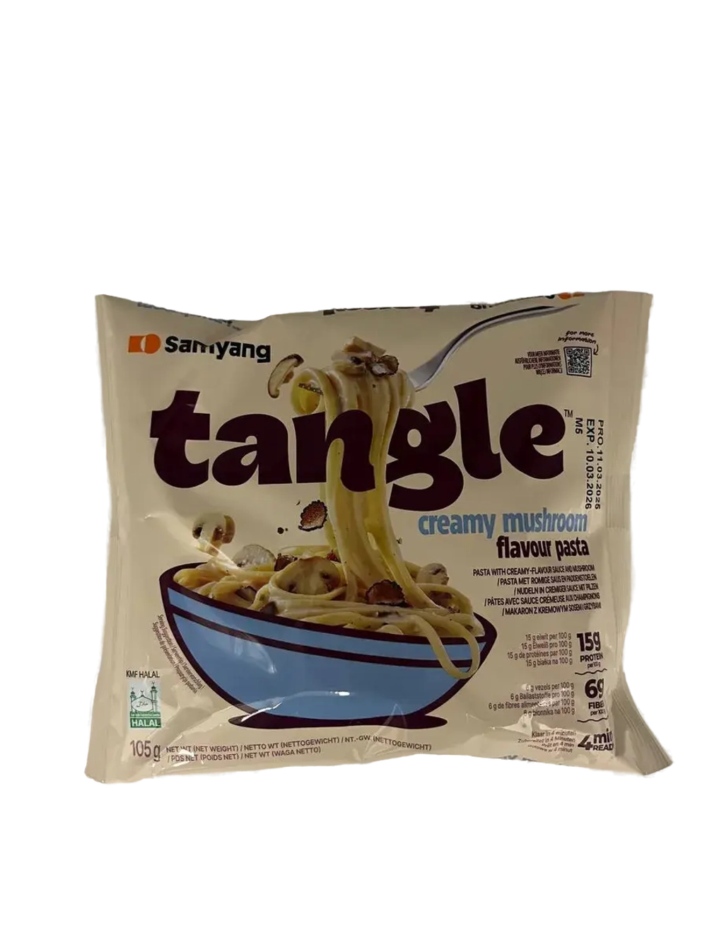 Паста Фетучини с грибным в сливочно-сырном соусе, 4шт