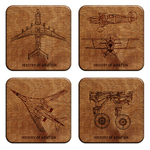 Набор подставок под кружки "История авиации"