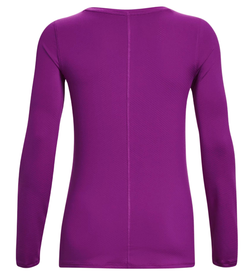 Женская теннисная футболка (dł. Рукава) Under Armour HeatGear Armour Long Sleeve - purple