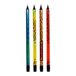 Карандаш простой, чернографитный, Basir, деревянный, с ластиком, цветной корпус, 144 шт