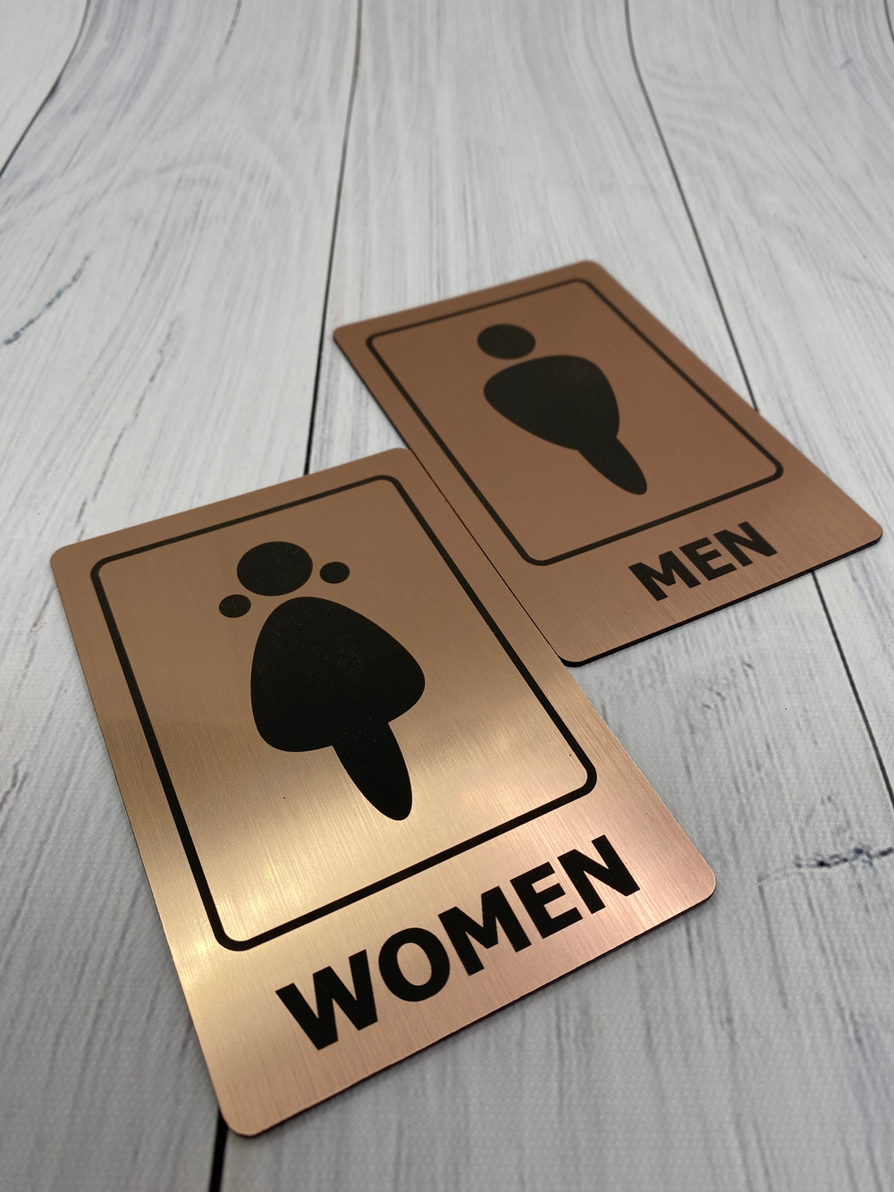 Комплект табличек для туалета WC - 03